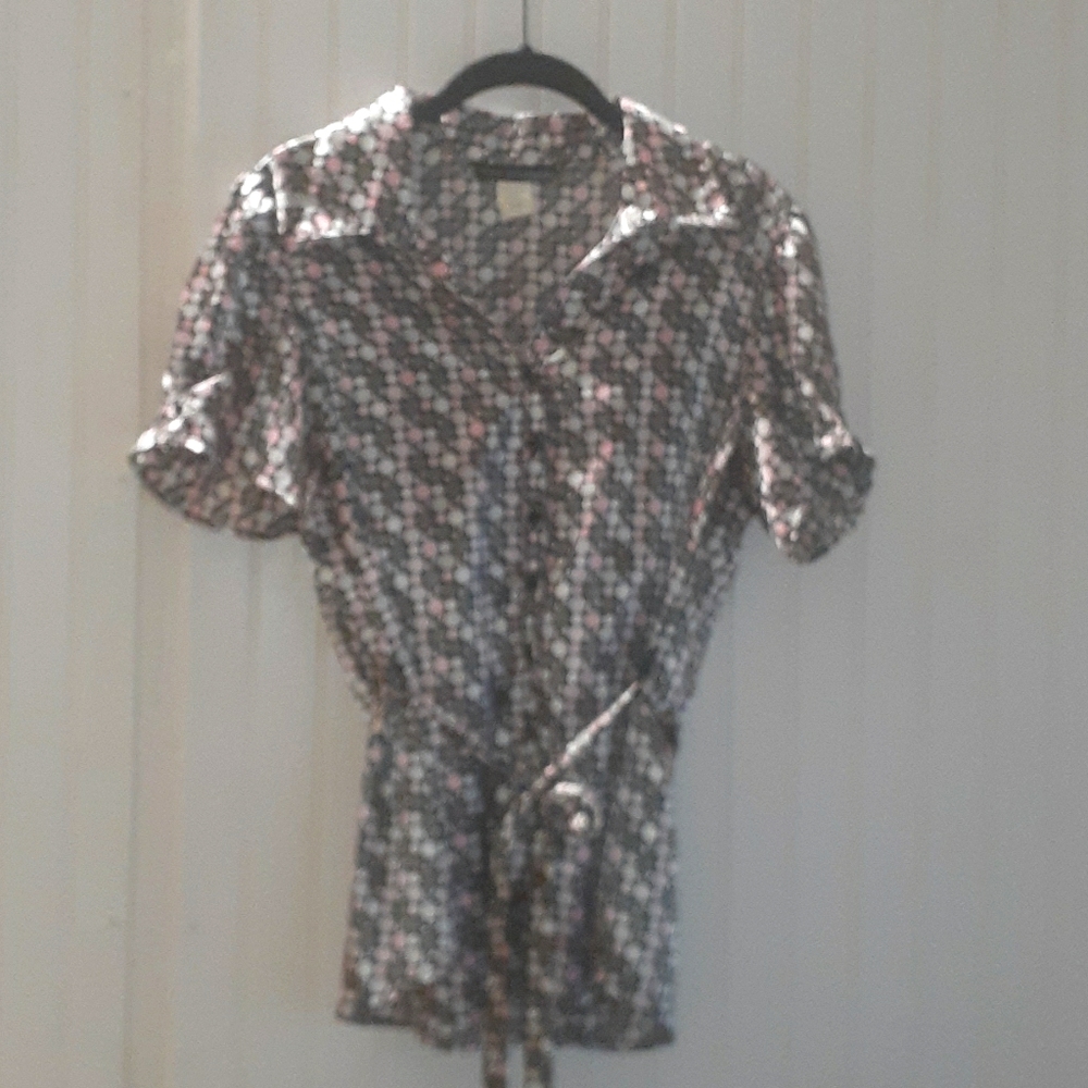 Vintage Sarah Michelle silky blouse
